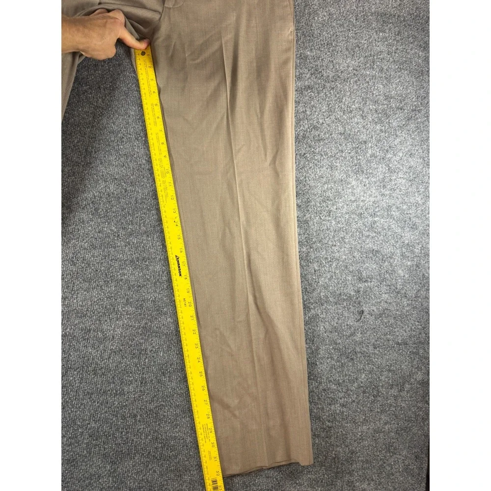 Banana Republic Dress Pants Mens 34x34 Brown Wool Modern Slim Fit Office Career